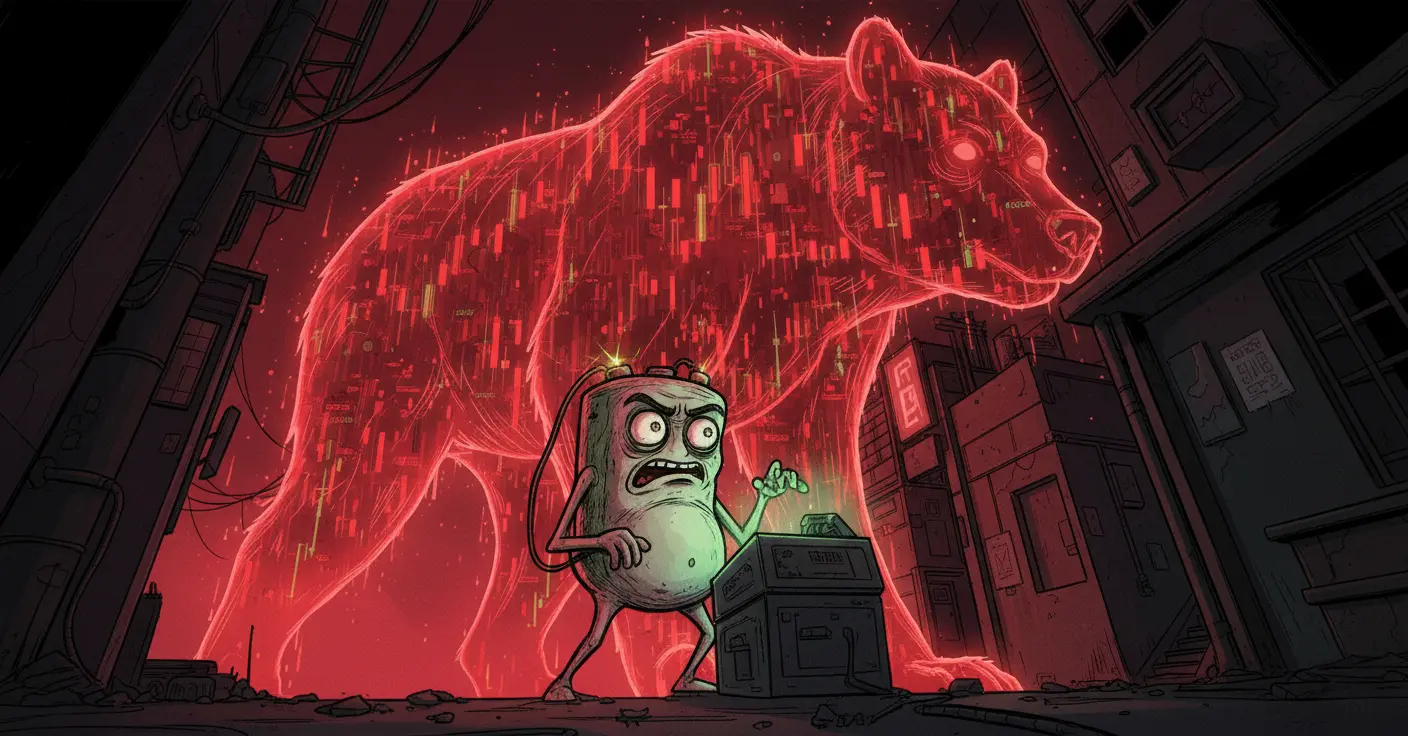 Barry fighting the Crimson Bear